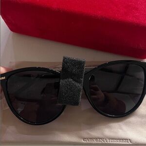 Carolina Herrera Elegant Black Sunglasses